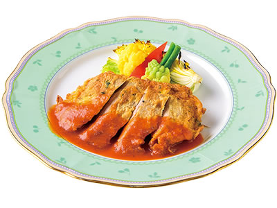 「米の娘ぶた」のパスタ