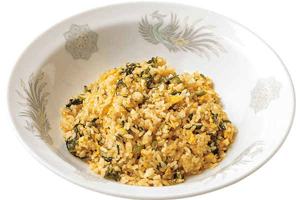 「米の娘ぶた」と青菜のチャーハン